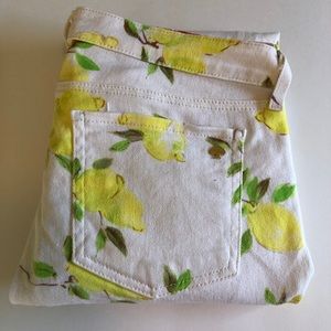 Kate spade lemon print jeans size 30